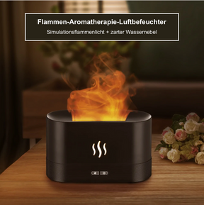 Houmee® Aroma Luftbefeuchter mit Feuer-LED