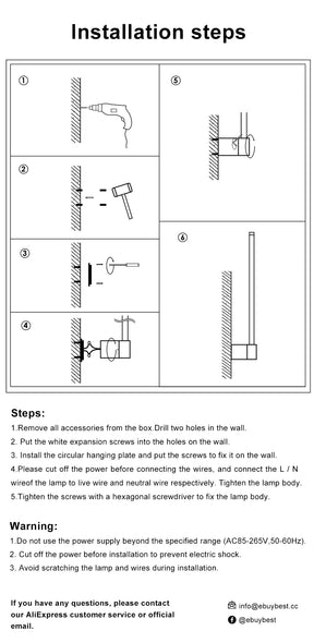 Houmee® Wandlampe "Stab"