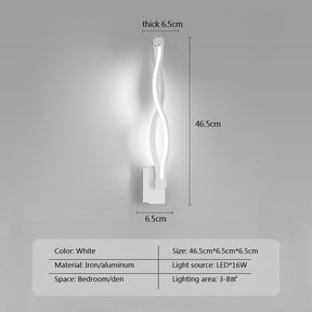 Houmee® Wandlampe LED  "Spiral"