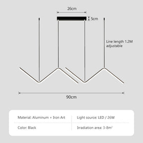 Houmee® Moderne Kronleuchte "Up&Down"