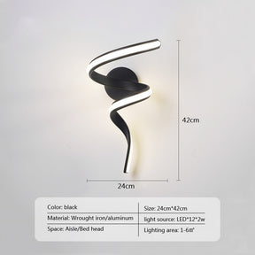 Houmee® Wandlampe LED  "Spiral"