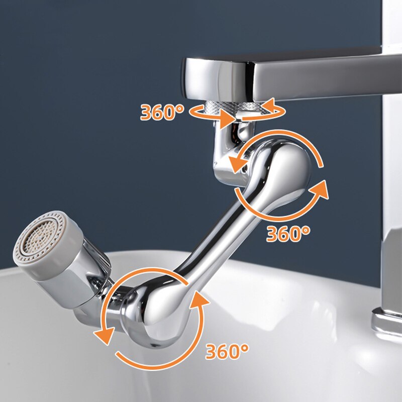 Houmee® Universeller Wasserhahnadapter Schwenkbar 1080°