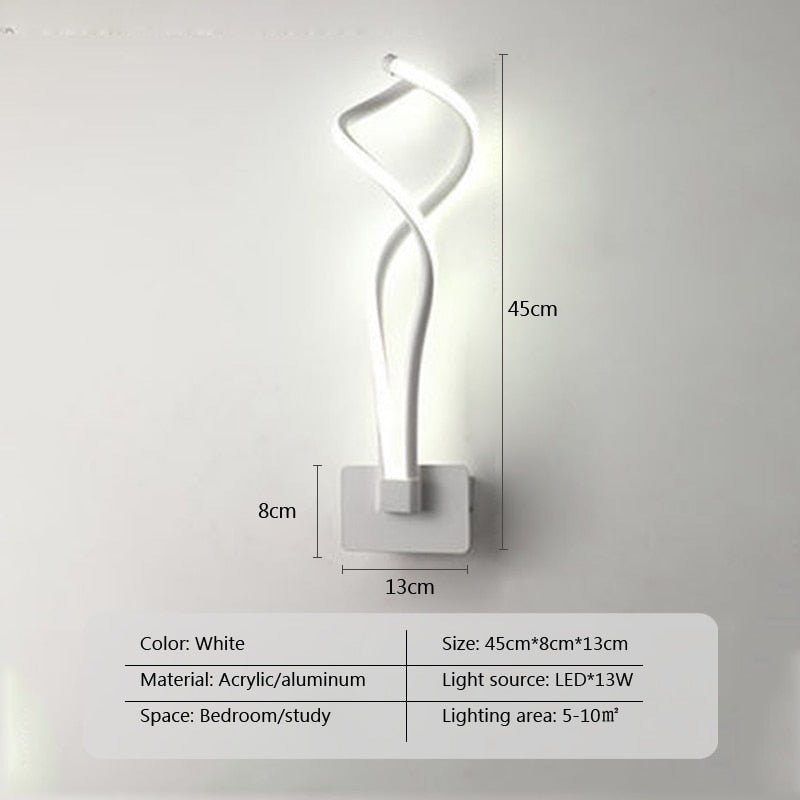 Houmee® Wandlampe LED  "Spiral"